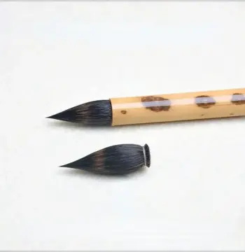 Rabbit Hair Writting Brush Landscape Painting Chinese Calligraphy Brushes Pen Hard Hair Small Regular Script Supply Tinta China