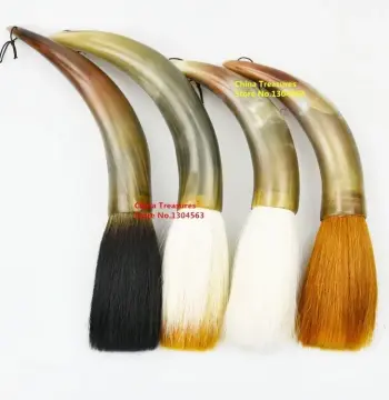 Chinese Brush Pen Big Size Chinese Calligraphy Brush hair pen writing brush pen Mao Bi Ox horn Brush